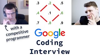 Google Coding Interview With A Competitive Programmer [upl. by Ennobe236]