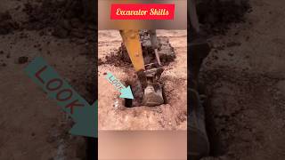 shorts  soil cutting work excavator technical use the construction corner [upl. by Renaud]