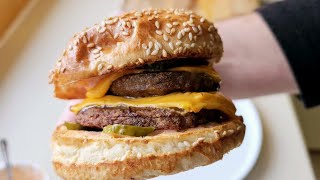 GOODNESS ME New Beef Burgers Review [upl. by Colline974]