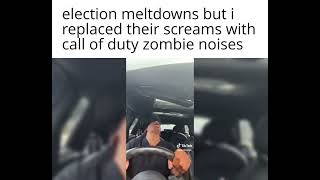 election meltdowns but i replaced the screams with call of duty zombie noises [upl. by Joletta]