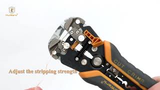 3 in 1 Automatic Self Adjusting Wire Stripper Cutter Crimper [upl. by Ortiz]