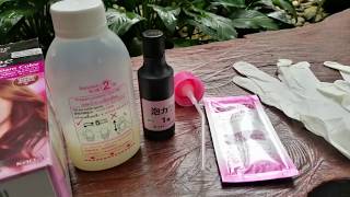 COLORING GRAY HAIR USING LIESE BLAUNE IN GOLDEN BROWN  HOW TO  BEFORE amp AFTER [upl. by Akcirre474]