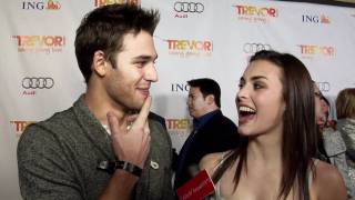 Ryan Guzman and dancer Kathryn McCormicks Red Carpet Tips [upl. by Ausoj]