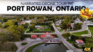 🍂 Port Rowan Ontario Fall Colours  4K Drone Captures 🌅 [upl. by Sherborne]