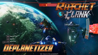 Ratchet amp Clank  Deplanetizer First Visit PS5 4K HDR 60FPS Gameplay  Gold Bolts and Holocards [upl. by Atilol]