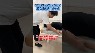 すごいジョイントプレイ バンザイの改善 joint play fascia rehabilitation physical training exercise [upl. by Rycca]