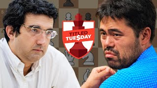 Very Interesting Game Between Kramnik And Hikaru [upl. by Nasar353]