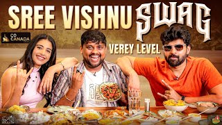 Hilarious food Vlog with Sree Vishnu  SWAG  Daksha Nagarkar  Cocanada  TastyTeja  Infinitum [upl. by Imogen]