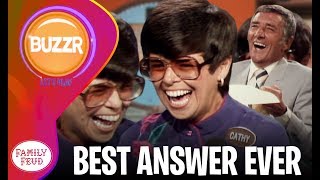 Family Feud  The MOST Hilarious Answer EVER  BUZZR [upl. by Pessa]