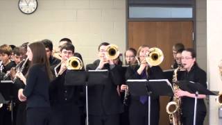 Papillion La Vista High School Band 23Feb142 [upl. by Koss]