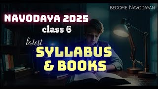 Navodaya Syllabus 2025  class 6 [upl. by Sadler458]