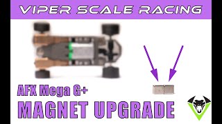 AFX Mega G HO Slot Car Magnet Upgrade [upl. by Noella]