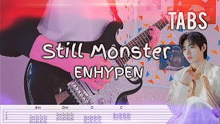 Still Monster  Enhypen GUITAR TABS ORANGE BLOOD [upl. by Martinsen]