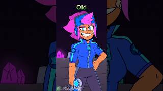 old vs new star shelly brawlstars brawlstarsanimation edgar [upl. by Lemire3]