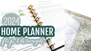 Part 2 🏠 2024 Home  Catchall Happy Planner Setup and Flip Through [upl. by Nyrrek159]