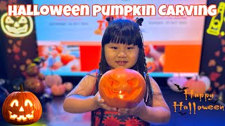 Halloween Pumpkin Carving  Mengukir Labu Halloween Carstensz Mall Gading Serpong halloween [upl. by Lairbag602]