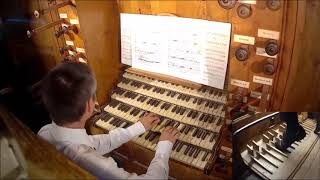 JA Guilain  Tierce en Taille  Frédéric DESCHAMPS au grand orgue de la cathédrale dAlbi [upl. by Eronaele]