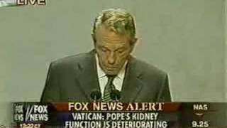 Fox News Announces Death of Pope a Day early [upl. by Wallie]