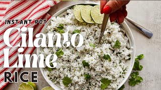 Instant Pot Cilantro Lime Rice [upl. by Benildas]