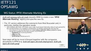 IETF 121 Operations and Management Area Working Group OPSAWG 20241106 0930 [upl. by Compton289]