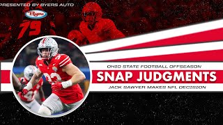 Snap Judgments Ohio State sack leader defensive leader Jack Sawyer returning for senior season [upl. by Britt149]