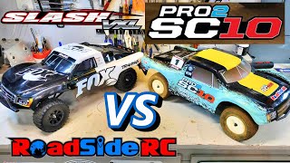 Best Beginner 2WD SCT Slash 2WD VXL vs Pro2 SC10 Bench Comparison [upl. by Sirotek759]