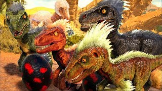 A História dos Irmaozinhos Utahraptors Orfãos Dinossauros Ark Survival Evolved PTBR [upl. by Aroon303]