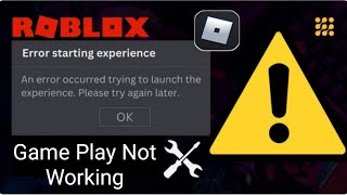 Roblox Error starting experience  An error occurred trying to launch the experience Roblox Down [upl. by Eelinnej935]