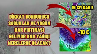 2627 Kasımda yoğun kar yağışı ve tipi geliyor Kar hangi şehirlere geliyor [upl. by Oiramed]