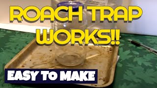 How to make a 1 Roach trap and end your bug problems for good [upl. by Oika]