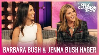 Jenna Bush Hager Jokes Barbara Bushs 2YearOld Is Gaslighting Her [upl. by Neyuh784]