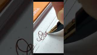 Osmolarity  handwriting with fountain pen cursive art satisfying calligraphy [upl. by Notniv]