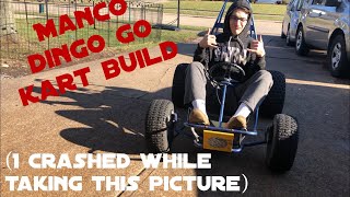 Manco dingo go kart build [upl. by Aerdnaeel]