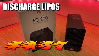 How To Fast Discharge Lipos ISDT FD200 [upl. by Ritchie]