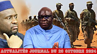 Journal don kibaru du 20 octobre 2024 par Kassim Traoré [upl. by Britt]