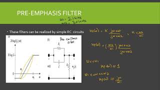 PreEmphasis and Deemphasis filters Preemphasis and Deemphasis [upl. by Boaten193]