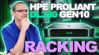 HPE ProLiant DL380 Gen10  How To Rack a Server  Server Racking  Sliding Rails  Rackmount Server [upl. by Maxey]