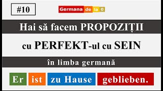 Hai să facem propoziții cu Perfektul cu sein în germană  10  germanadela0 [upl. by Ly]