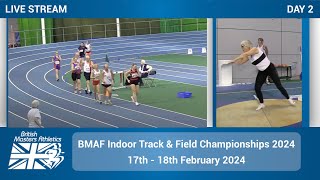 LIVE  British Masters Athletics Indoor Track amp Field Championships 2024  Sunday [upl. by Anestassia]