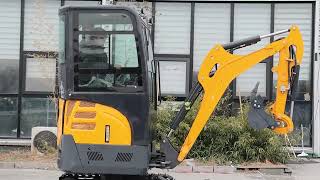 HT22 Mini Excavator With Cabin [upl. by Enirroc460]