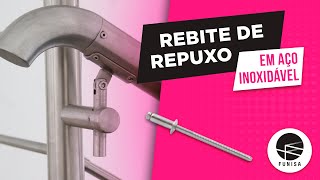 Rebite de Repuxo em Aço Inoxidável [upl. by Erdne]