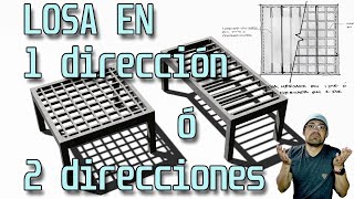 Losas de concreto Armamos en 1 o en 2 direcciones [upl. by Lapides304]