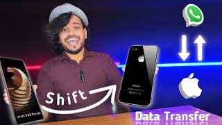 How to transfer WhatsApp data Android to iPhone easy [upl. by Emery]