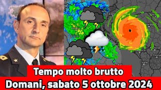 Meteo Italia  Temporali e temporali domani sabato 5 ottobre 2024 in queste città italiane [upl. by Udall]