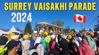 🇨🇦 Surrey Vaisakhi Parade 2024  Nagar Kirtan  Khalsa Day  April 20 2024 [upl. by Dalenna]