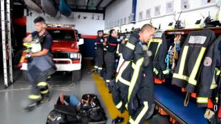 Salida de los Bomberos Voluntarios de Los Realejos [upl. by Andeee886]