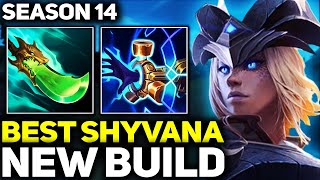 RANK 1 BEST SHYVANA IN THE WORLD NEW BUILD GAMEPLAY  Season 14 League of Legends [upl. by Brig]