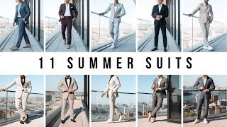 11 Types of Summer Suits  Mens Fashion Suit Guide  Levitate Style [upl. by Delle]