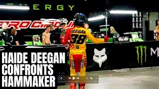 HAIDEN DEEGAN THROWS SETH HAMMAKERS BIKE AFTER CRASH [upl. by Alduino]