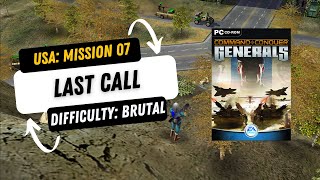 CampC Generals USA Mission 07 Difficulty Brutal [upl. by Anthiathia541]